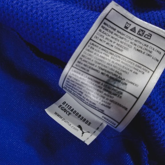 Puma Blue & Green Full Zip-up Sweatshirt - Picture 7 of 8